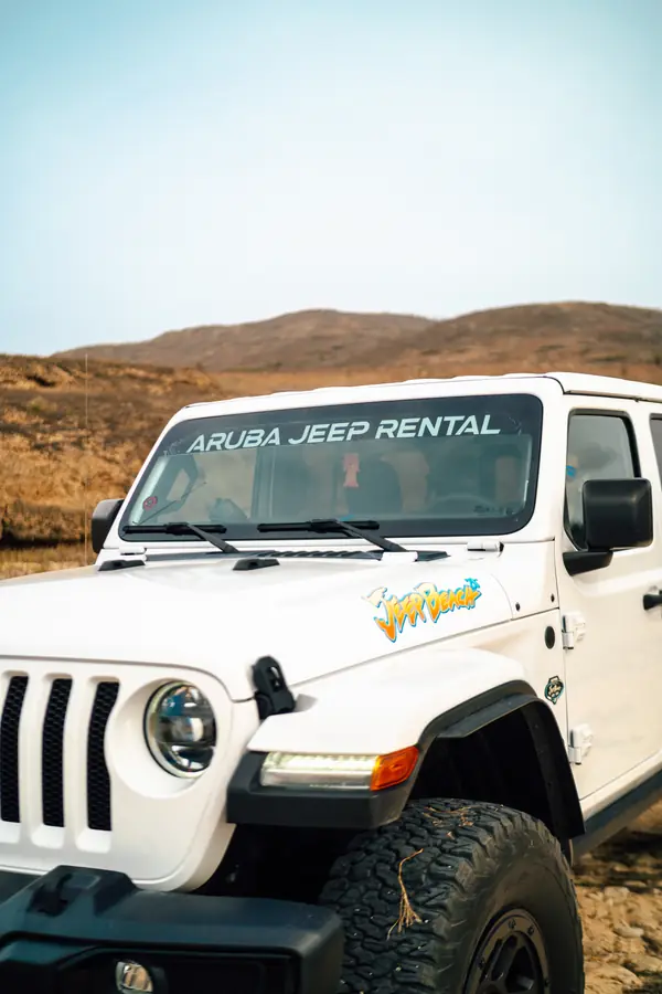 Jeep de EFE en las colinas del desierto